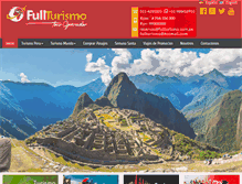 Tablet Screenshot of fullturismo.com.pe